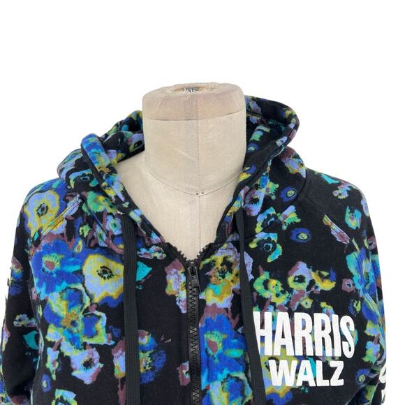 Designers for Democracy by Ulla Johnson Zip Up Hoodie Harris‎ Walz Size Small - Picture 5 of 13